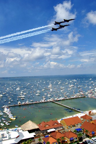 Blue Angels air show in Pensacola Beach, FL
